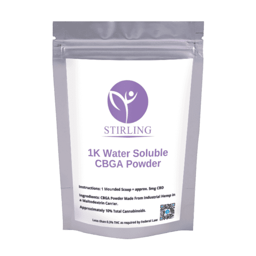 a pack of Stirling's water soluble cbga powder